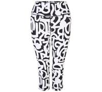 Dare 2B Womens Dare2B Three-Quarter Leggings Blk&WhtGrafi 10 (S) Female