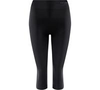 FALKE Maximum Warm 3/4 W Ti Fil Fonctionnel séchage Rapide 1 pièce, Couche de Base inférieure Femme, Noir Black 3000 Trend, M