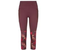 Legging 3/4 femme Kilpi Solas - rouge foncé - 34 36
