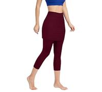 Legging 3/4 Femme Longueur Leggings Plumi Cellulite Taille Elastique 7/8 Pantacourt Chic Et Elegant décontracté pour Le Yoga Les Loisirs