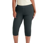 Legging 3/4 Femme Pantalon Court de Yoga Skinny Chic Stretch Taille Elastique 7/8 Pantacourt Capri d'entraînement pour Le Et Les Loisirs
