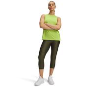 Under Armour Tech Hi Corsaire Femmes, Pantalon Moulant Femme, Legging Femme léger et Respirant, Expedition Green/White, LG