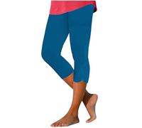 Legging 3/4 Femmes - Yoga Opaque Doux Grande Taille Décontracté Taille Haute Casual Pantalon Slim Extensible Britannique Leggings d'entraînement Pantalon Chaud pour l'automne legging blanc femme