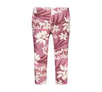 CMP - Legging ¾ élastiqué pour enfant, Blush-Prune-Blanc, 110