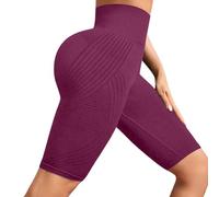 Legging 3D Anti-Cellulite Femme Leonie & Co Compression Leggings - High Waist Seamless Yoga Pants -Workout & Fitness Leggings Legging Anti Cellulite Femme 3/4 Coton Pantacourt Cellulite
