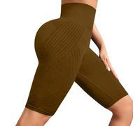 Legging 3D Anti-Cellulite Femme Leonie & Co Compression Leggings - High Waist Seamless Yoga Pants -Workout & Fitness Leggings Legging Anti Cellulite Femme 3/4 Coton Pantacourt Cellulite