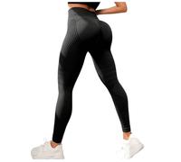Legging 3D Anti-Cellulite Femme Leonie & Co Compression Leggings High Waist Seamless Yoga Pants Workout Fitness Leggings Anti-Cellulite Push Up Butt Lift Elastique Taille Haute Grande Taille Sport