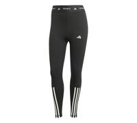 Adidas Collant long 7/8 TECHFIT 3 bandes Noir/Blanc Femme - S