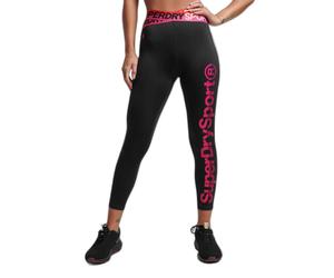 Legging 7/8 femme Superdry Cross Noir 2XS