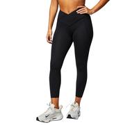 Legging 7/8 taille haute croisée femme Fabletics Oasis Noir 4XL