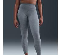 Legging 7/8 taille haute Nike One pour femme Smoke Grey/Heather/Noir L (FR 46-48)