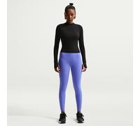 Legging 7/8 taille haute sans couture avant Nike Zenvy pour femme Sapphire/Blanc M (FR 42-44)