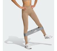Adidas Legging femme Workout Essentials Knit Scrunch Marron Taille M