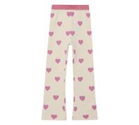 Legging Ã©vasÃ©s avec taille pailletÃ©e et imprimÃ© petits nÅuds fille s.Oliver Beige 10 ans