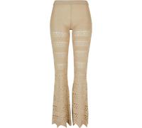 Legging Ã©vasÃ© tricot au crochet femme Urban Classics Beige XL