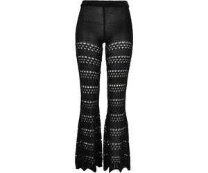 Legging Ã©vasÃ© tricot au crochet femme Urban Classics Noir 4XL