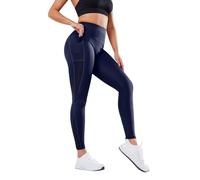 Legging Amaigrissant 2025 Pantalon De Yoga Taille Haute Femmes Leggings À Compression 3D Anti-Cellulite Minceur Sport pour Pantalons Contrôle du Ventre avec Poches