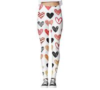 Legging Anti Cellulite Femme, Legging Hiver Pantalon De Noel Personnalisé Amour Imprimé en Cours D'ExéCution Pilates FêTe Bonhomme De Neige Grande Taille RéTro