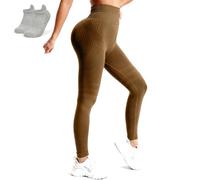 Legging anti-cellulite, legging de compression 3D, pantalon de fitness avec taille haute, contrôle du ventre, M, S