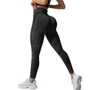 Legging Anti Cellulite Minceur, Legging a Compression 3D Amincissant, Pantalon Jogging Femme Taille Haute sans Couture, Pantalon Sport Yoga Push Up Noir, L