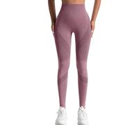 Legging Anti Cellulite Minceur, Legging a Compression 3D Amincissant, Pantalon Jogging Femme Taille Haute sans Couture, Pantalon Sport Yoga Push Up Vin, L
