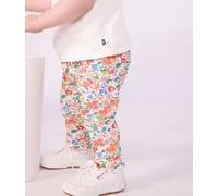 Legging bébé en coton imprimé fleurs Petit Bateau - blanc - Taille 24 mois 24M blanc/multicouleur