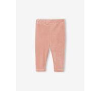 Legging bébé en velours côtelé rose poudré 3M(60CM)