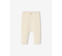 Legging bébé fille en côtes vanille 12M(74CM)