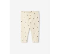 Legging bébé fille en maille côtelée vanille 24M(86CM)