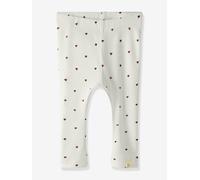 Legging bébé fille Lil' Atelier BABY cœurs écru 1M(54CM)