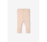 Legging bébé naissance évolutif rose clair uni 3M(60CM)
