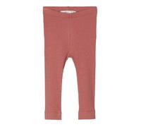 Legging bébé - NAME IT - Kabex - Rose fané - Tissu côtelé - Coton biologique - 3 mois 0-1 mois