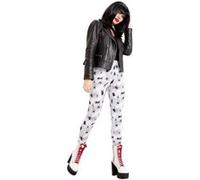 legging blanc impression araignées femme - smiffys 66000s Blanc