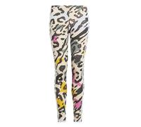 Legging Blanc/Noir à Imprimés Fille Adidas IB8604 13-14 ans