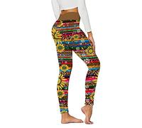 Legging Compression Anti Cellulite Femme - Collants de Yoga Femme Haute Taille Imprimés Sportifs pour Entraînement Course et Séance de Fitness