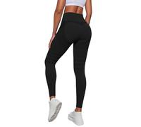 Legging Compression Femme, Legging Luveon 3D Anti-Cellulite Femme, Leggings À Compression Lipoedeme Minceur Taille Haute pour Femmes Leonie and Co Push-Up Yoga Pantalon Noir, XXL