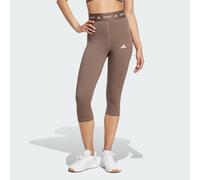 adidas Femme TECHFIT Capri Leggings, Earth Strata, M