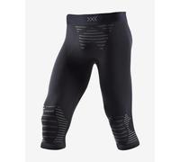 X-Bionic Invent 4.0 Pantalon de Compression 3/4 Sport Homme, Black/Charcoal, FR : 2XL (Taille Fabricant : XXL)