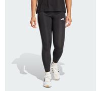 adidas Femme Essentials 3-Stripes Cotton Leggings, Black/White, L