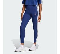 adidas Femme Essentials 3-Stripes Cotton Leggings, Dark Blue/White, M