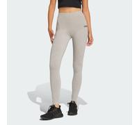 adidas Femme Essentials Linear Cotton Leggings, Medium Grey Heather/Black, XS