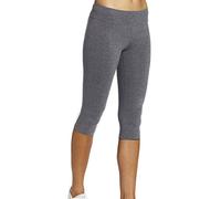 Legging Court Femme Sports Pantalons 3/4 Elastique,Taille M,Couleur Gris