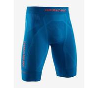 Legging court X-Bionic The Trick 4.0 bleu foncé logo orange - S