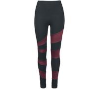 Legging de Black Premium by EMP - Built For Comfort - XS à 5XL - pour Femme - noir/rouge XL