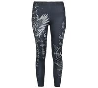 Legging de Black Premium by EMP - Leggings Impirmé Intégral - S à L - pour Femme - noir S