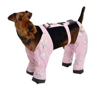 Legging de botte pour chien - Couverture de patte respirante, tissu, protection de couche imperméable, réglable, couverture sûre, poignée de style neige, poignée, aide à la marche | Hiver jour neige