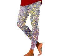 Legging de carnaval brillant pour femme - Pantalon de jogging arc-en-ciel des années 80 - Legging de sport - Pour fête, danse, discothèque, loisirs - Stretch - Pantalon de yoga des années 90