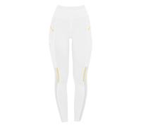 Legging de concours full grip femme Equestro Blanc S