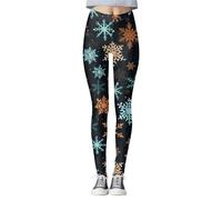 Legging De Noel Femme Moche Pantalon Noel Hiver Collant NoëL, Pantalon Hiver Chauds Christmas Cadeau Nouvel Leggings Slim Athletic Motif De NoëL Casual Yoga Fitness Running