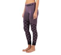 Mons Royale - Ascender Merino Seamless Legging - Collant thermique laine mérinos femme Mauve / Black - XS